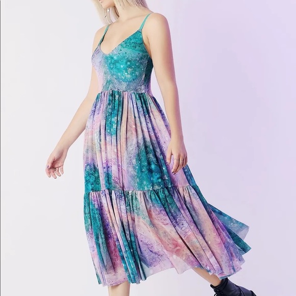 NWT Blackmilk Jupiter Sheer Midaxi Dress - Picture 2 of 10